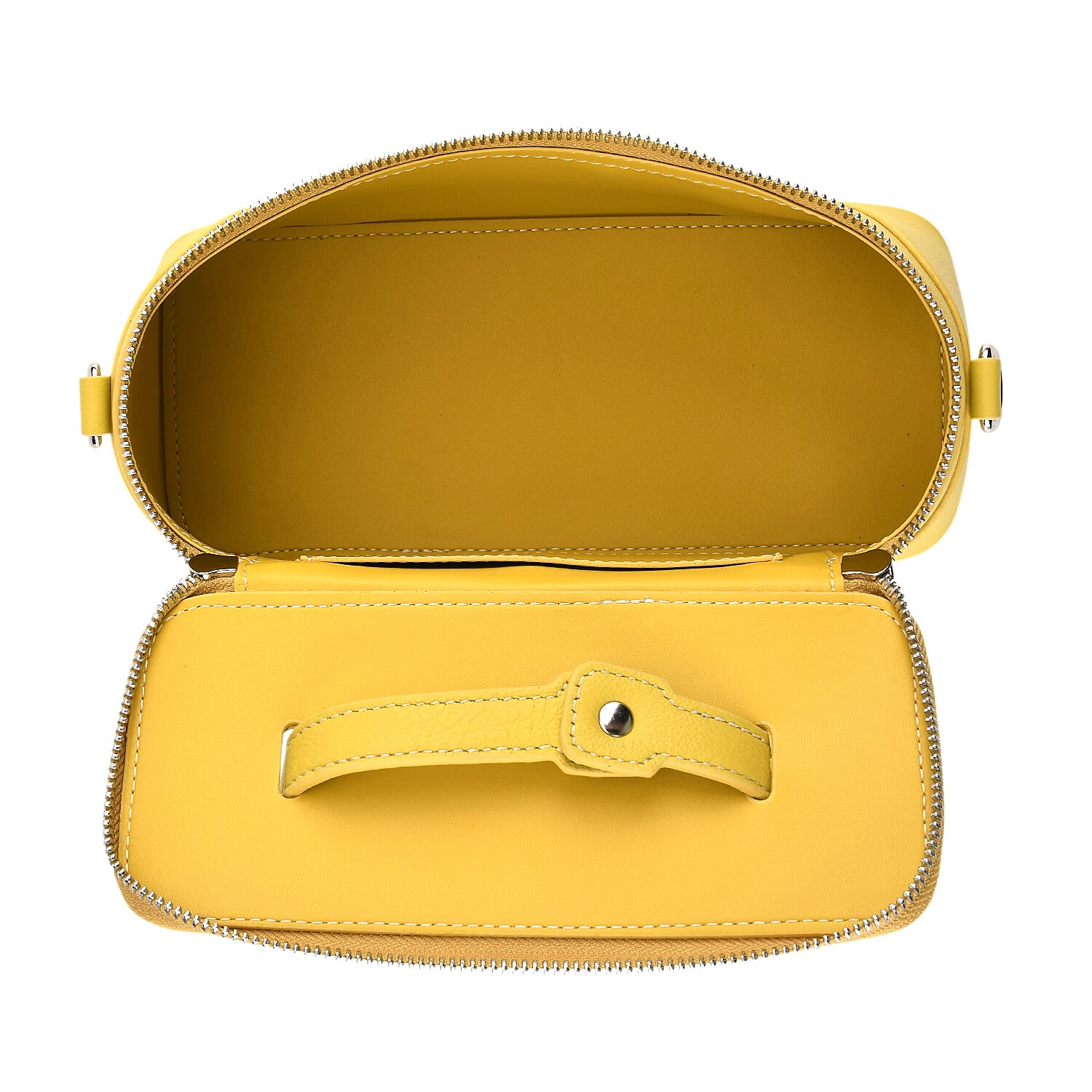 Milan Closeout- Full Grain 100% Genuine Leather Handbag -Sunflower