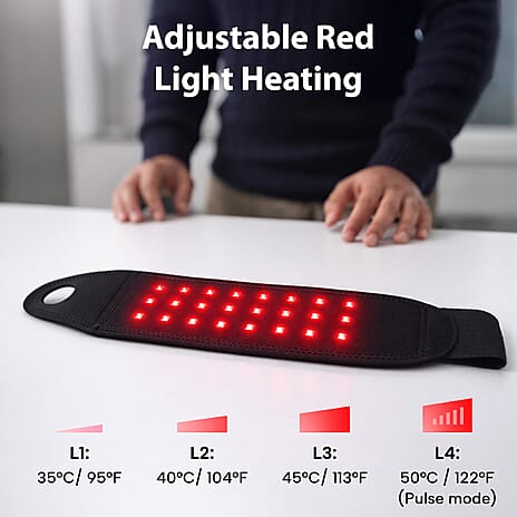 "Biss & Beyond HGHW01- Red Light Wrist Guard-black  Product size- 45.5*9cm Weight- 148g Lamp beads- 36 Wick- Dual 660NM - single 850NM Material- Neoprene rubber - OK imitation fabric -tc fabric Curren