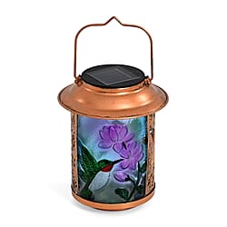 Solar Powered Bee and Sunflower Garden Lantern (14 x 14 x 26 cm) - Multi Colour
