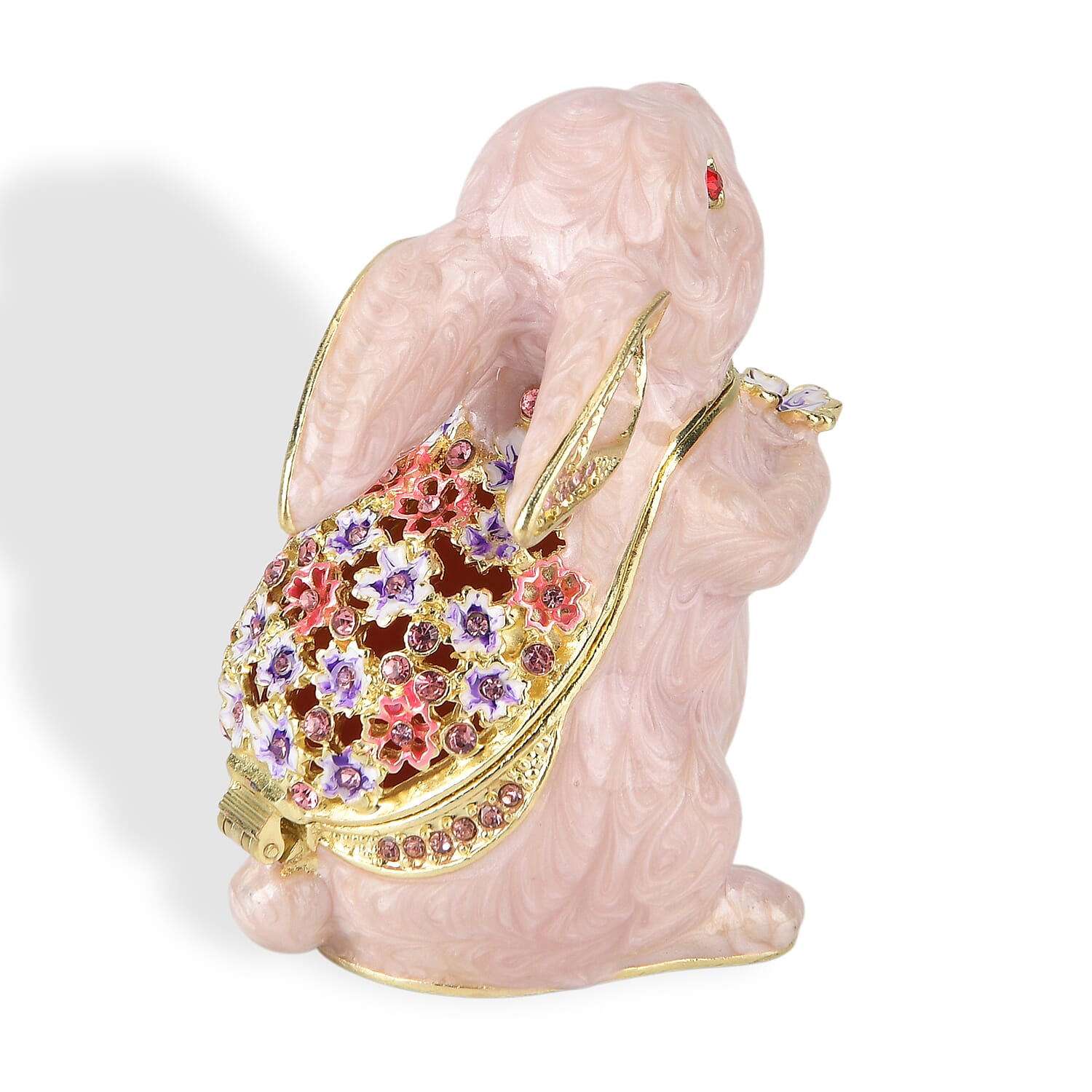 Rabbit Trinket Box (Size 127x7x1 cm) - Pink & Multicolor