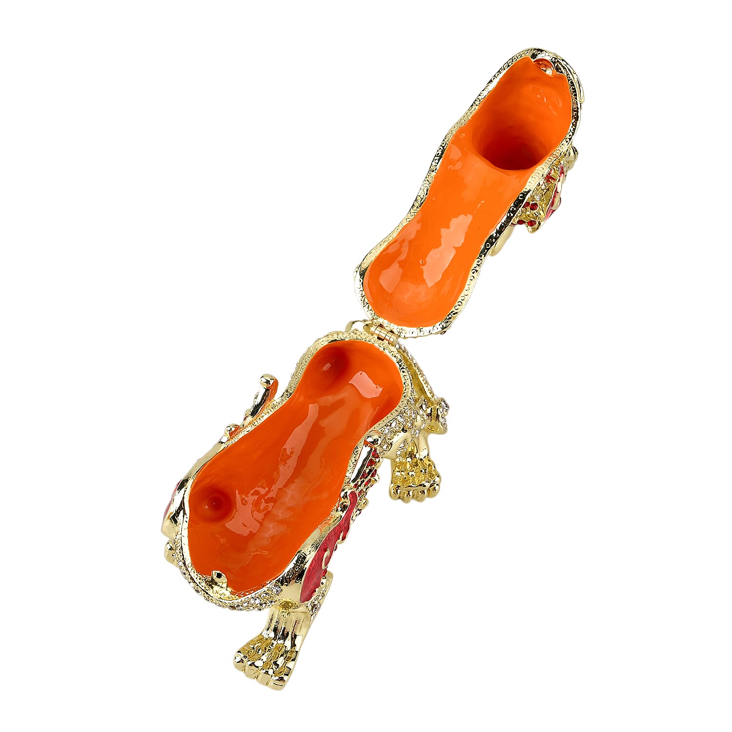 Dragon Trinket Box (Size 12x7x1 cm) - Brown & Multicolor