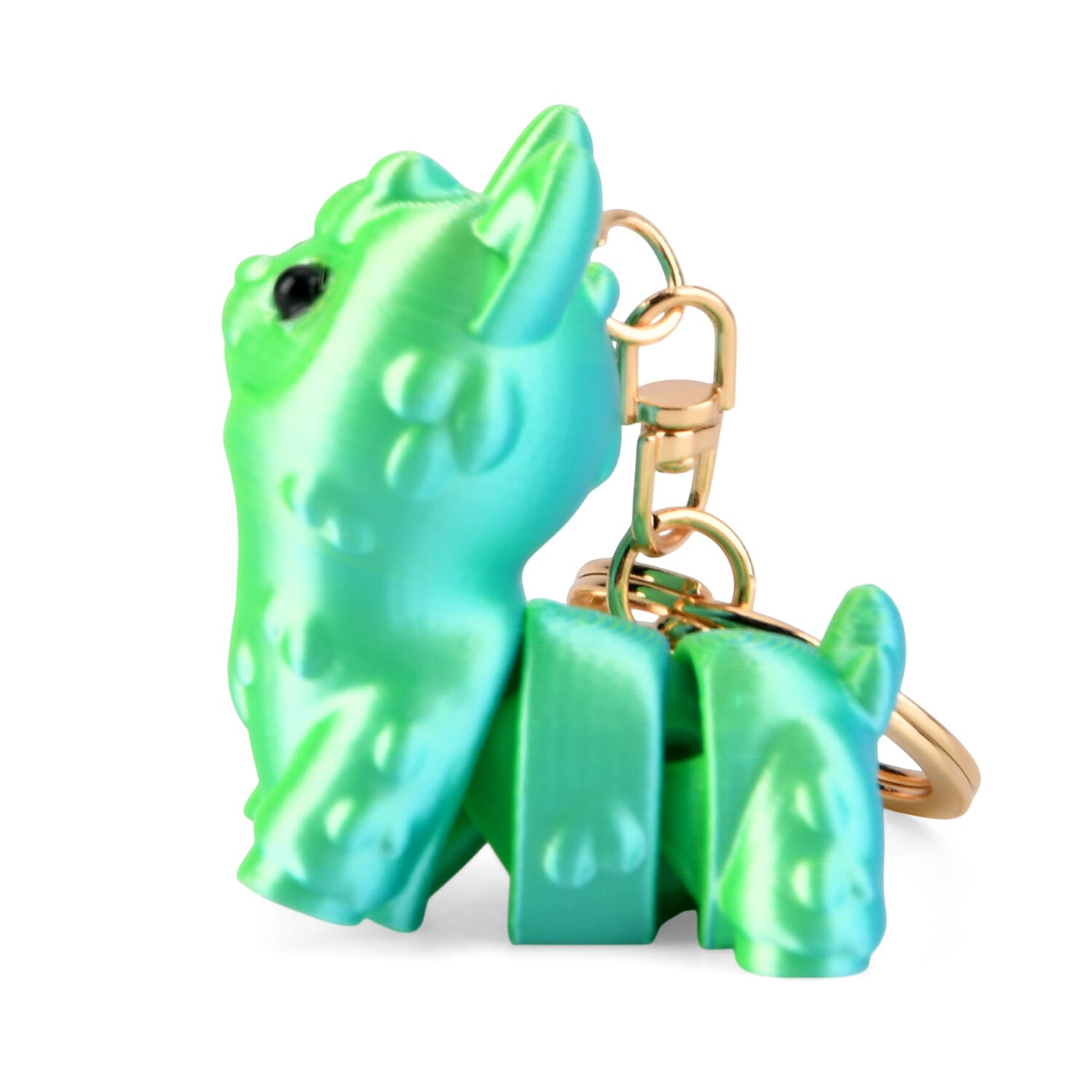 Livmore 3D Easter Egg with Dog Keychain (11cm) - Green