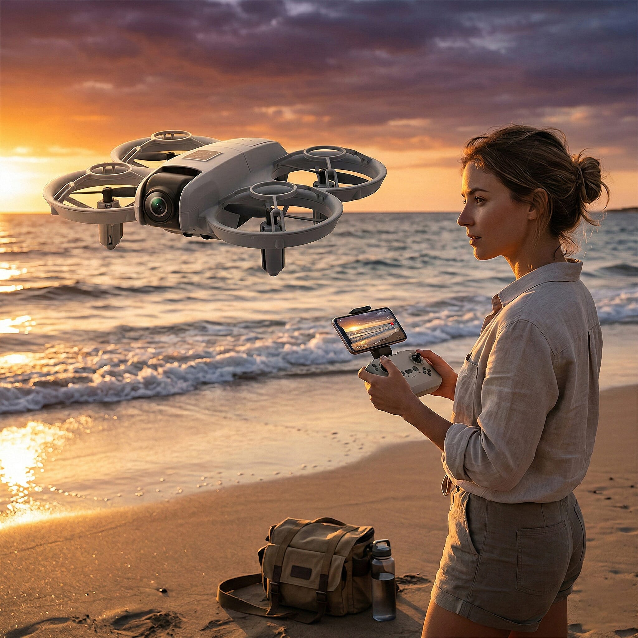 Drone (Size - One Size) - Grey & Grey