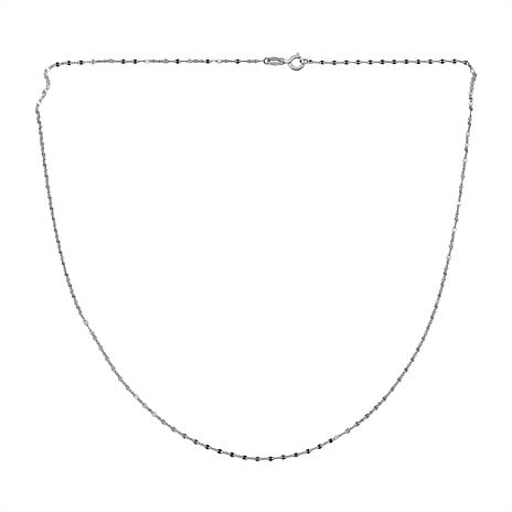 950 Platinum Necklace (Size 18) with Spring Ring Clasp