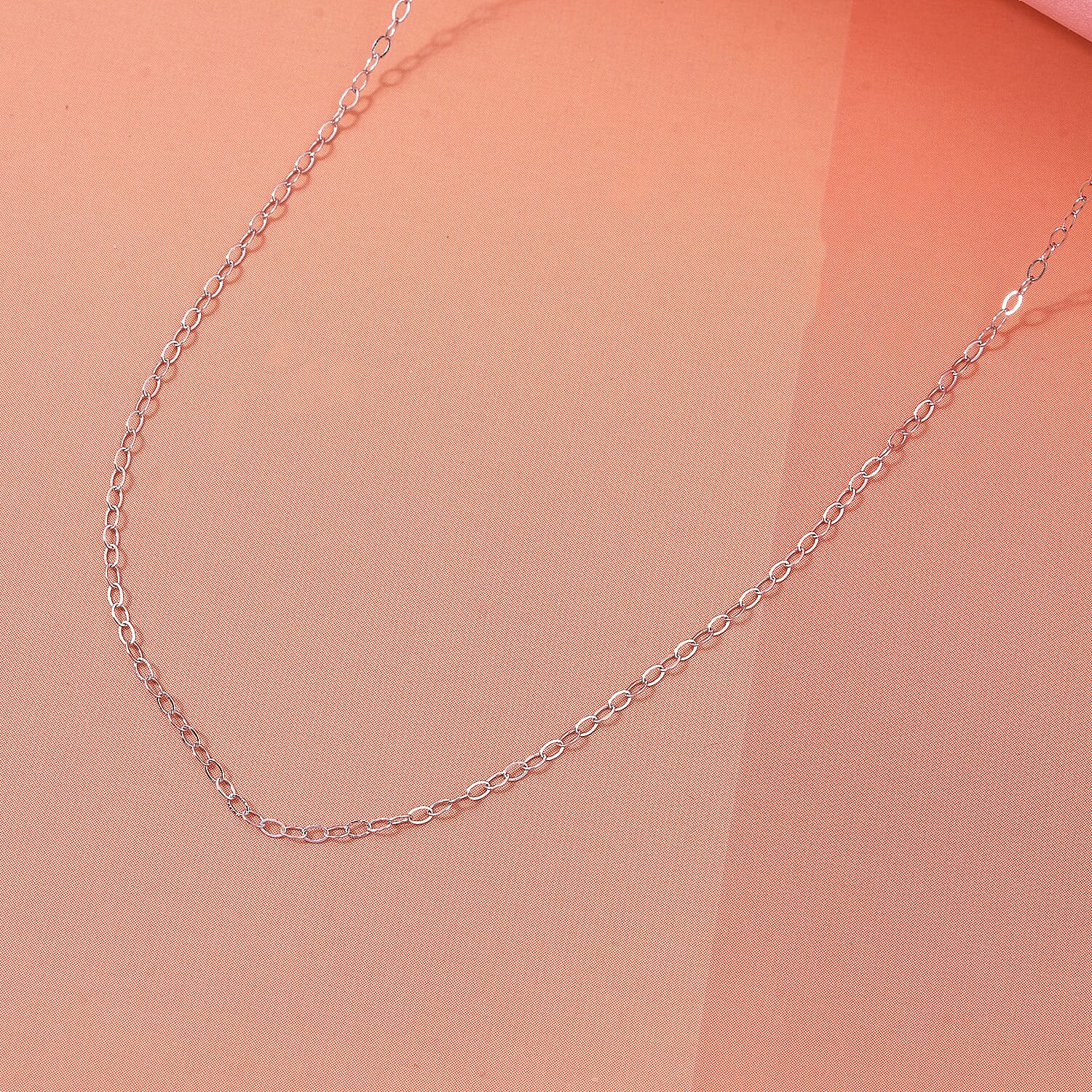 950 Platinum Necklace (Size 18) with Spring Ring Clasp