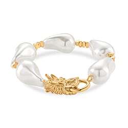 White Shell Pearl Beads Bracelet 