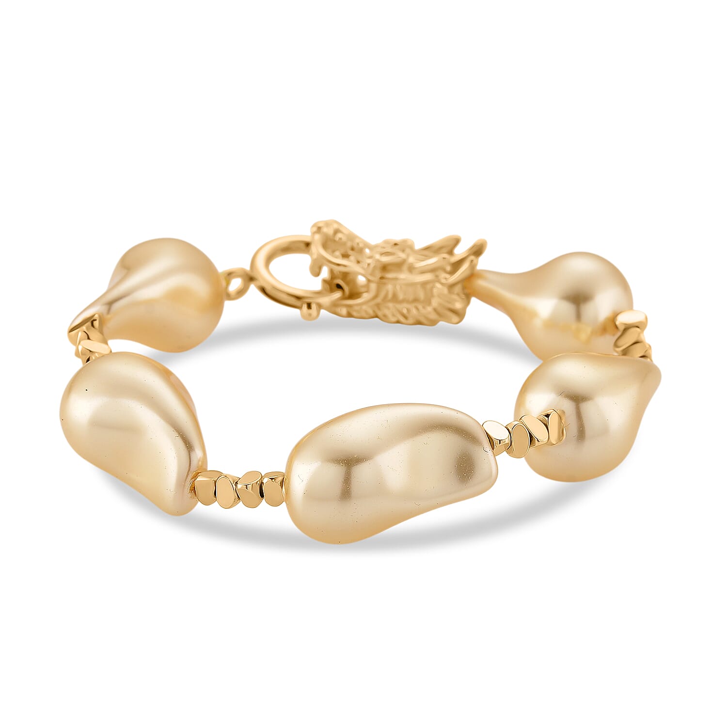 White Shell Pearl Beads Bracelet 