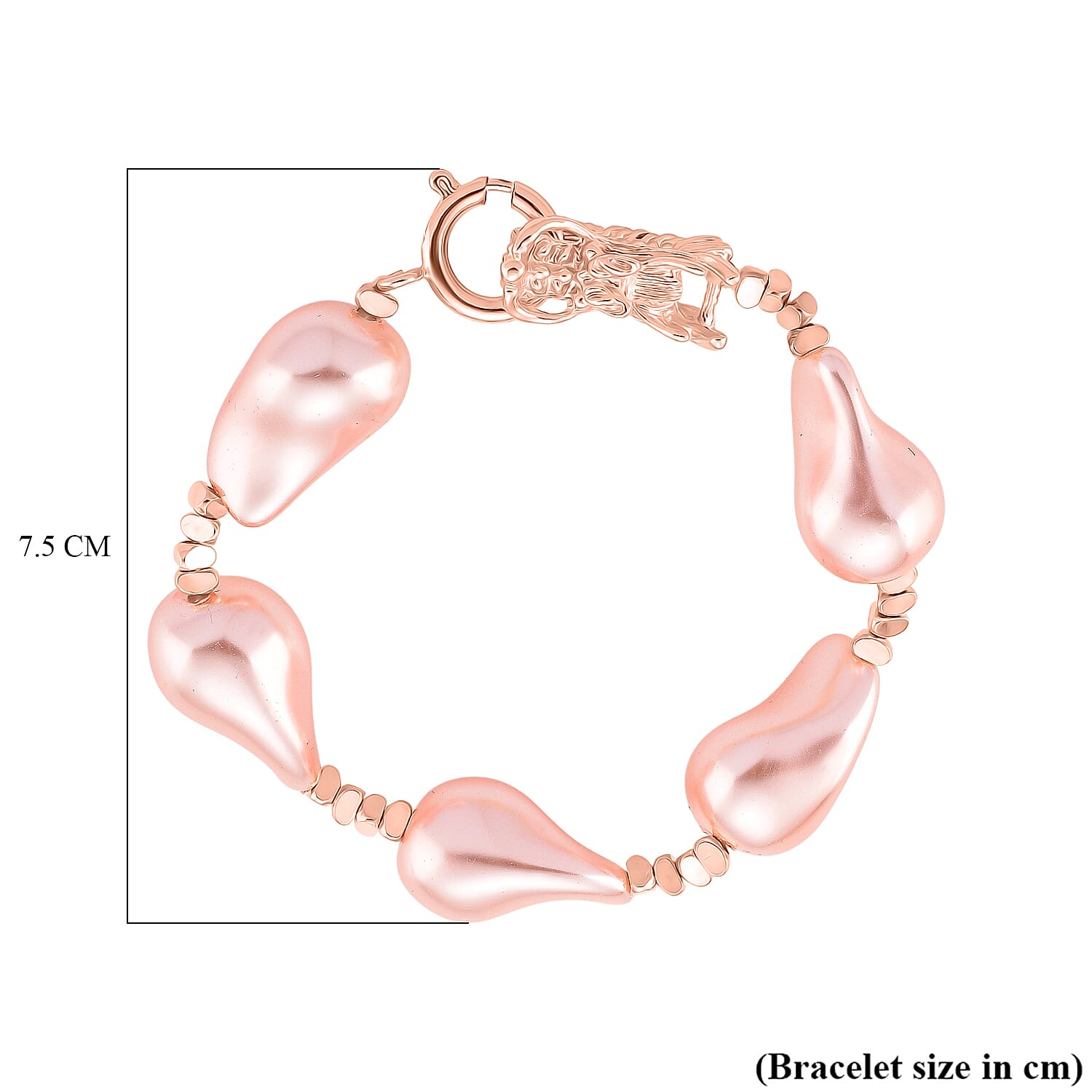 White Shell Pearl Beads Bracelet 