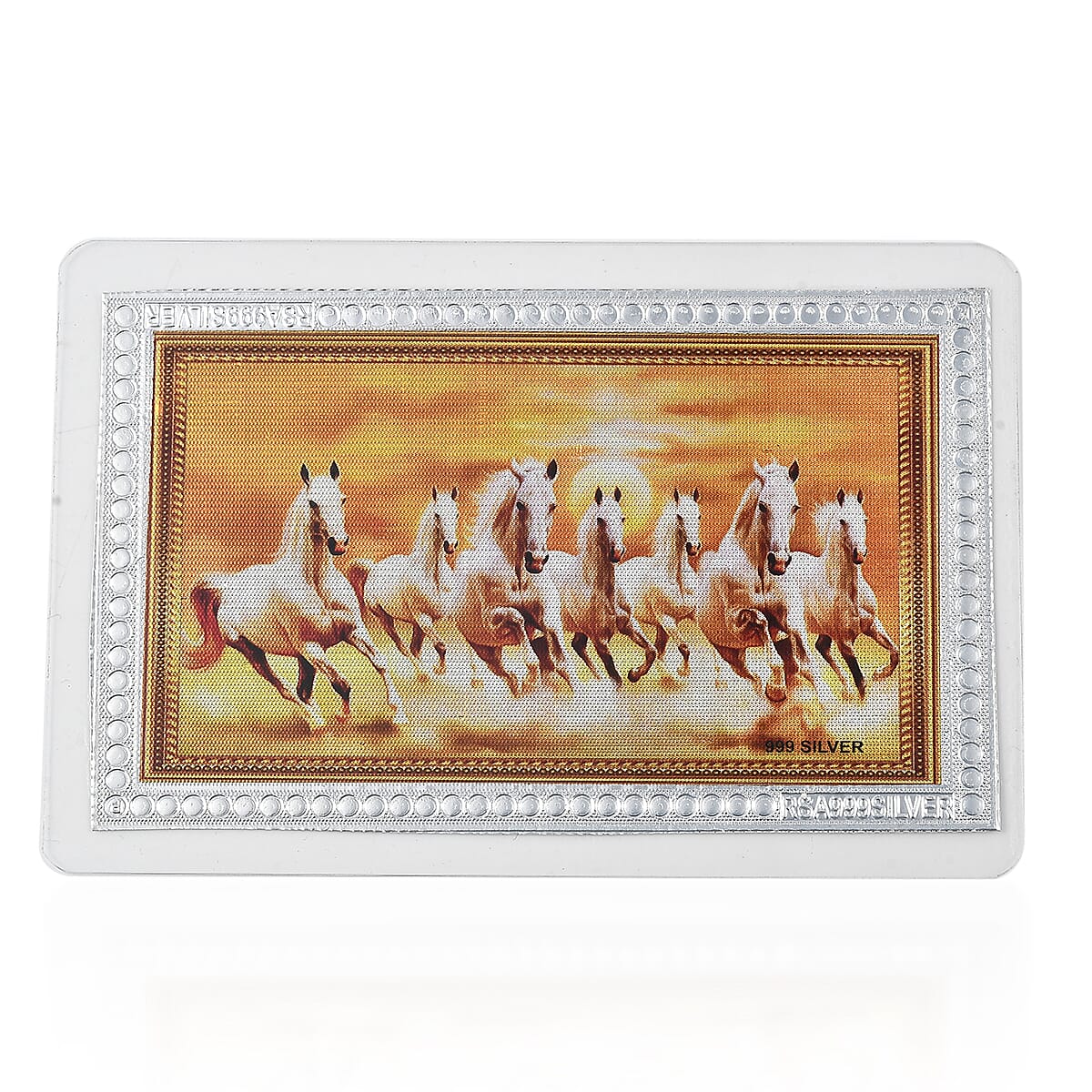 999 Pure Silver (99.9% Purity) Horses Collectible