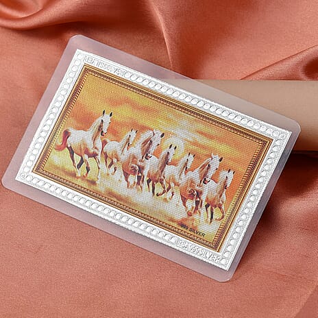 999 Pure Silver (99.9% Purity) Horses Collectible