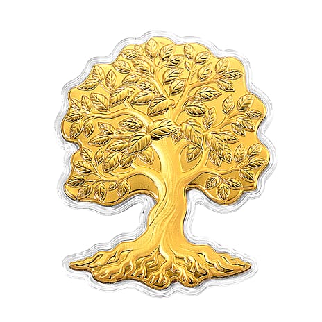 24K Yellow Gold (99.9% Purity) Tree Of Life Collectable