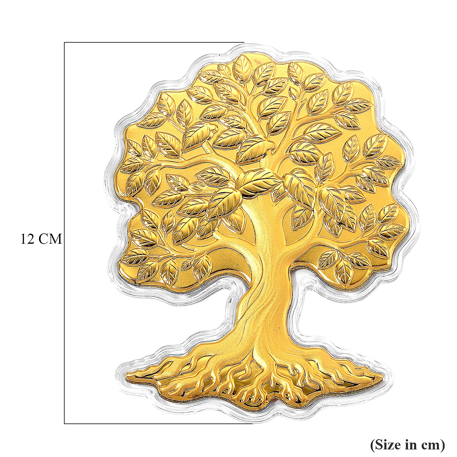 24K Yellow Gold (99.9% Purity) Life of Tree Collectable