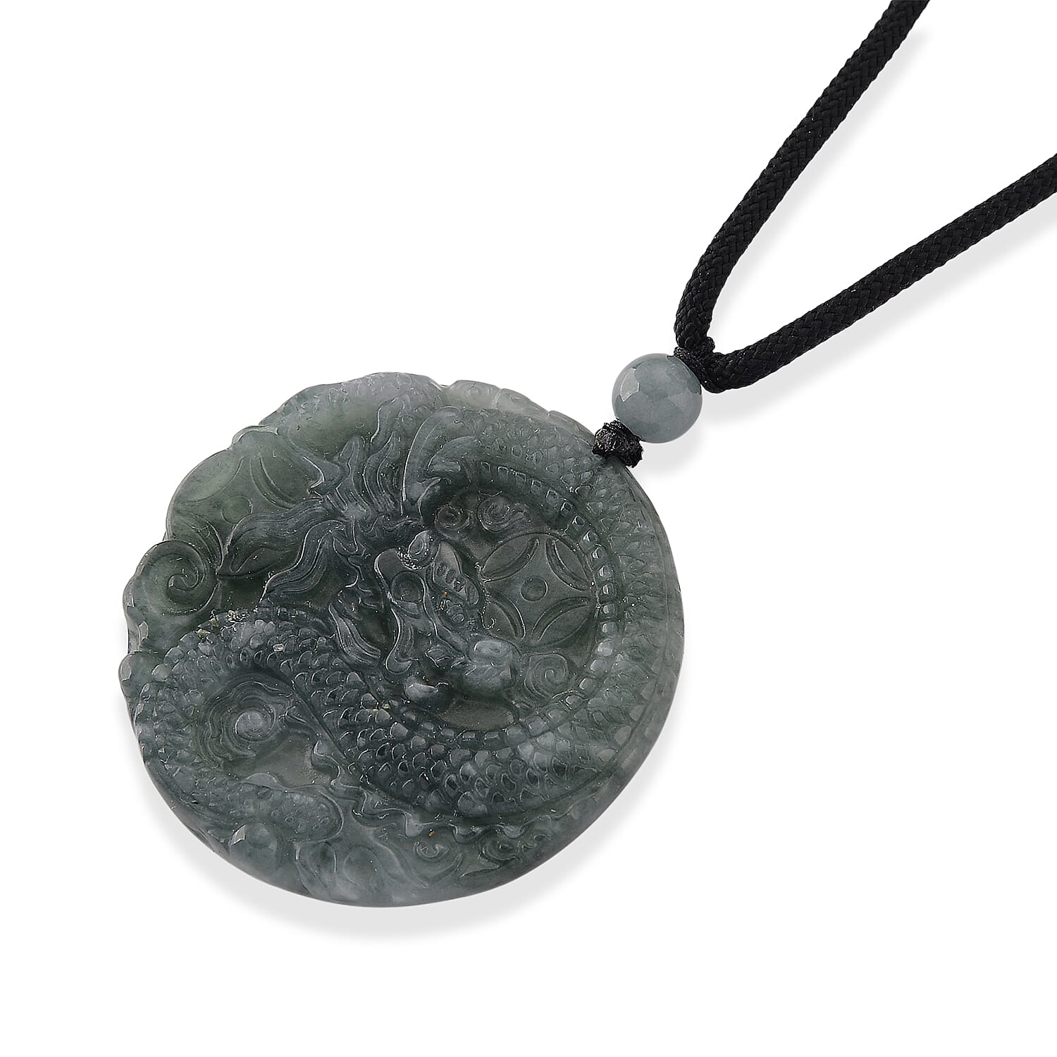 Natural Jade Stone Necklace  85.000  Ct.