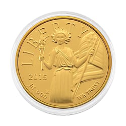 24K Yellow Gold (99.9% Purity) Leaders of Freedom Coin Collectable - 8cm