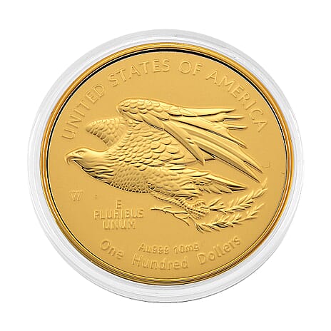 24K Yellow Gold (99.9% Purity) Liberty Coin Collectable