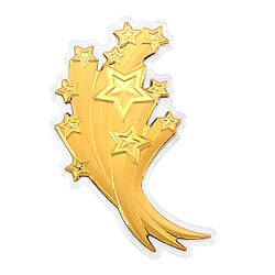 24K Yellow Gold (99.9 % Purity) Dragon Pattern Collectable