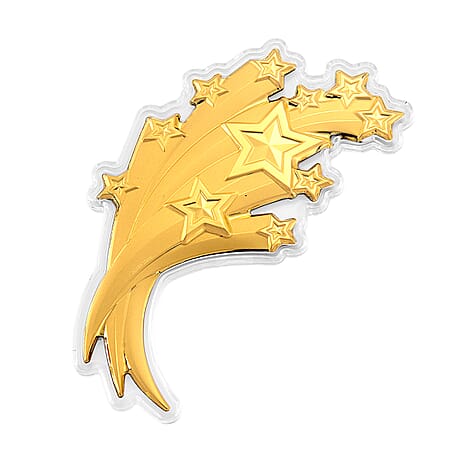24K Yellow Gold (99.9% Purity) Shooting Star Collectable, Gold Wt.10 Mg.