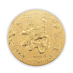 24K Chao Ren Papa Gold Embossed Keepsake - Super Dad Tribute to celebrate Fatherhood. Representing Guidance and Positivity in a Gift Box - 10cm