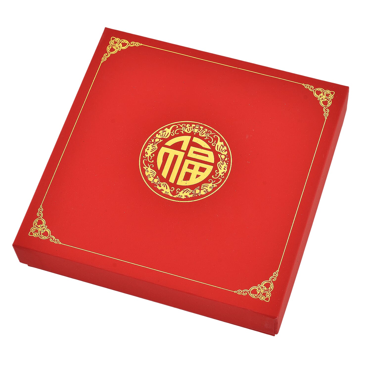 24K Zui FU Gold Embossed Keepsake - Blessings and Fortune Symbolising Prosperity and Good Fortune in a Gift Box - 10cm