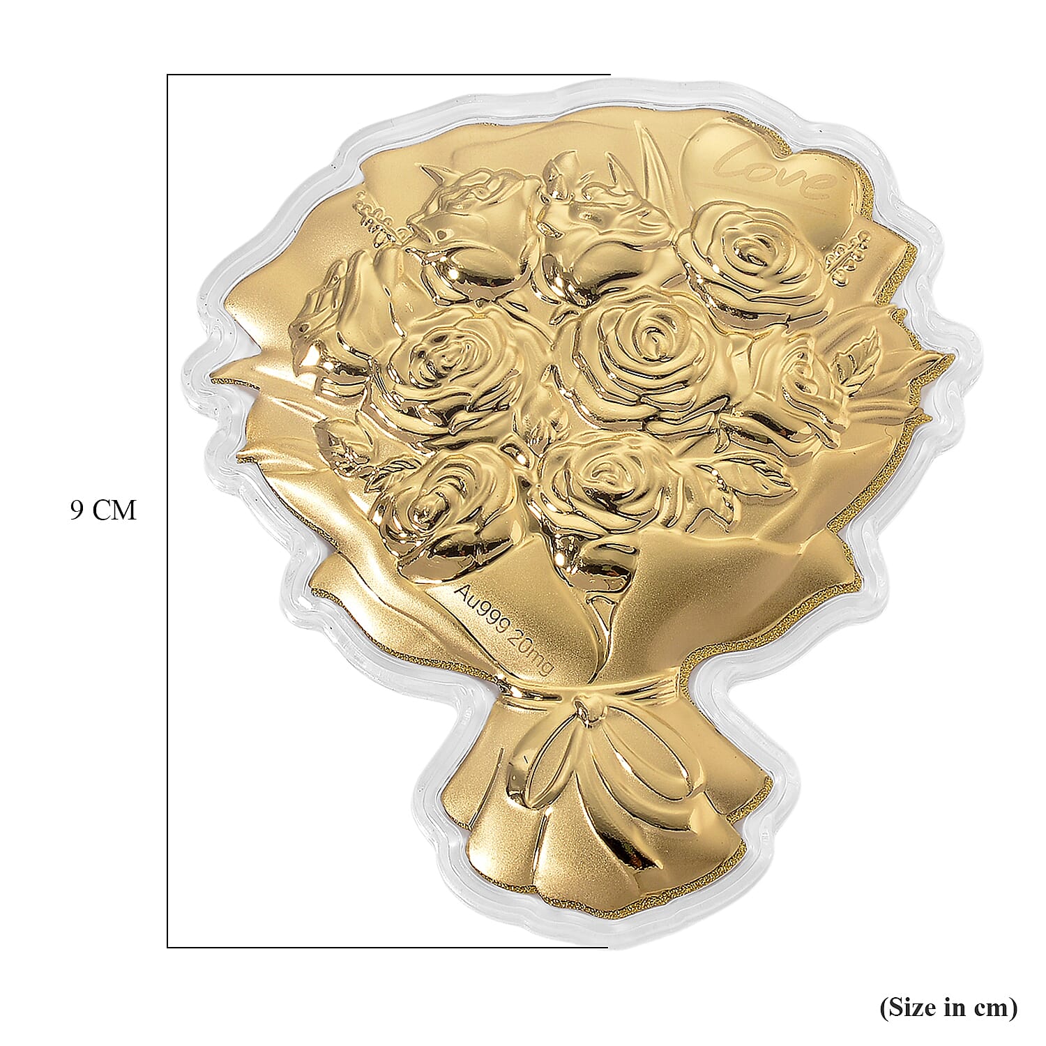 Valentine's Day Special - 24K Rose Bouquet Gold Bar Love, Appreciation & Timeless Beauty- symbolizing deep affection, gratitude and enduring love