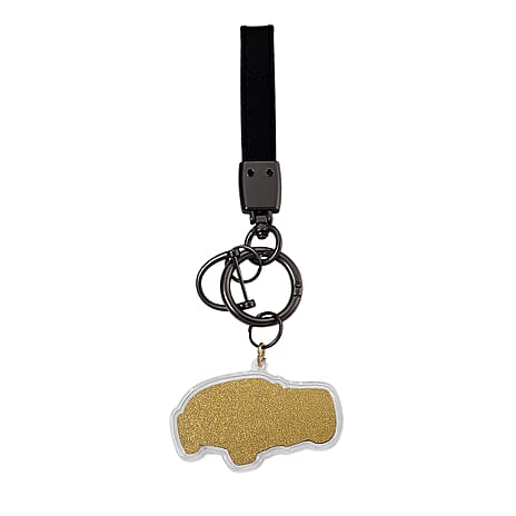 24K Yellow Gold Luxury Car Key Chain