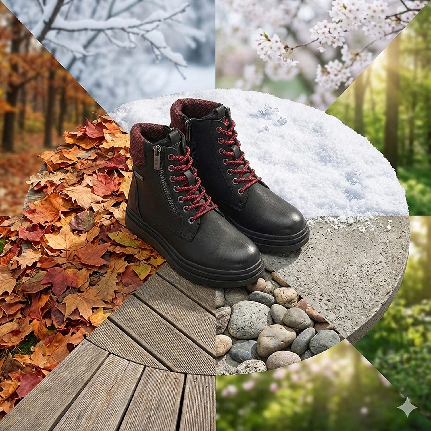 Lotus Saundra Ladies Lace Up Ankle Boots