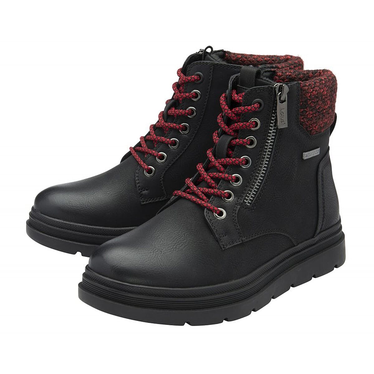 Lotus Saundra Ladies Lace Up Ankle Boots (Size 5) - Black