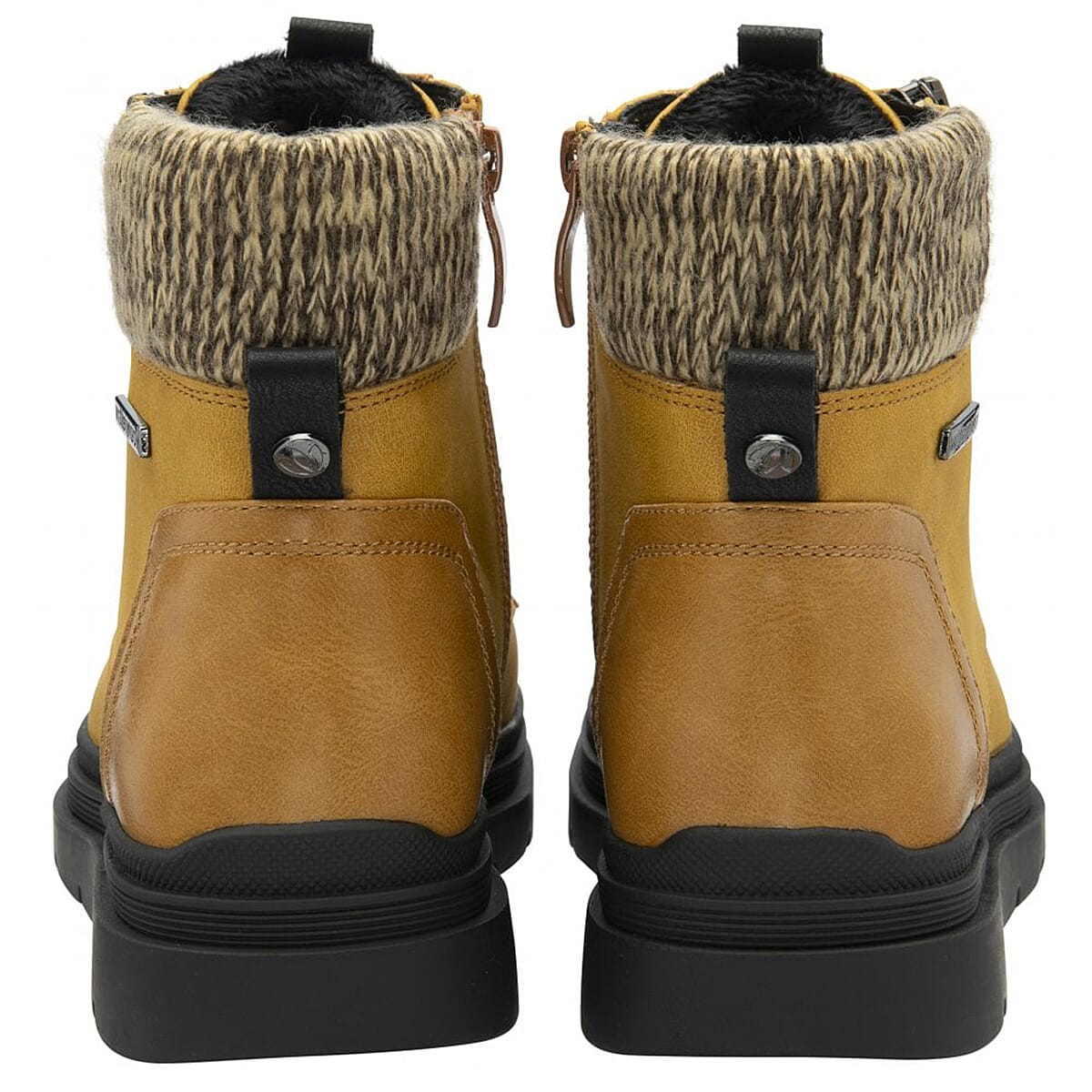 Lotus Saundra Ladies Lace Up Ankle Boots (Size 3) - Mustard