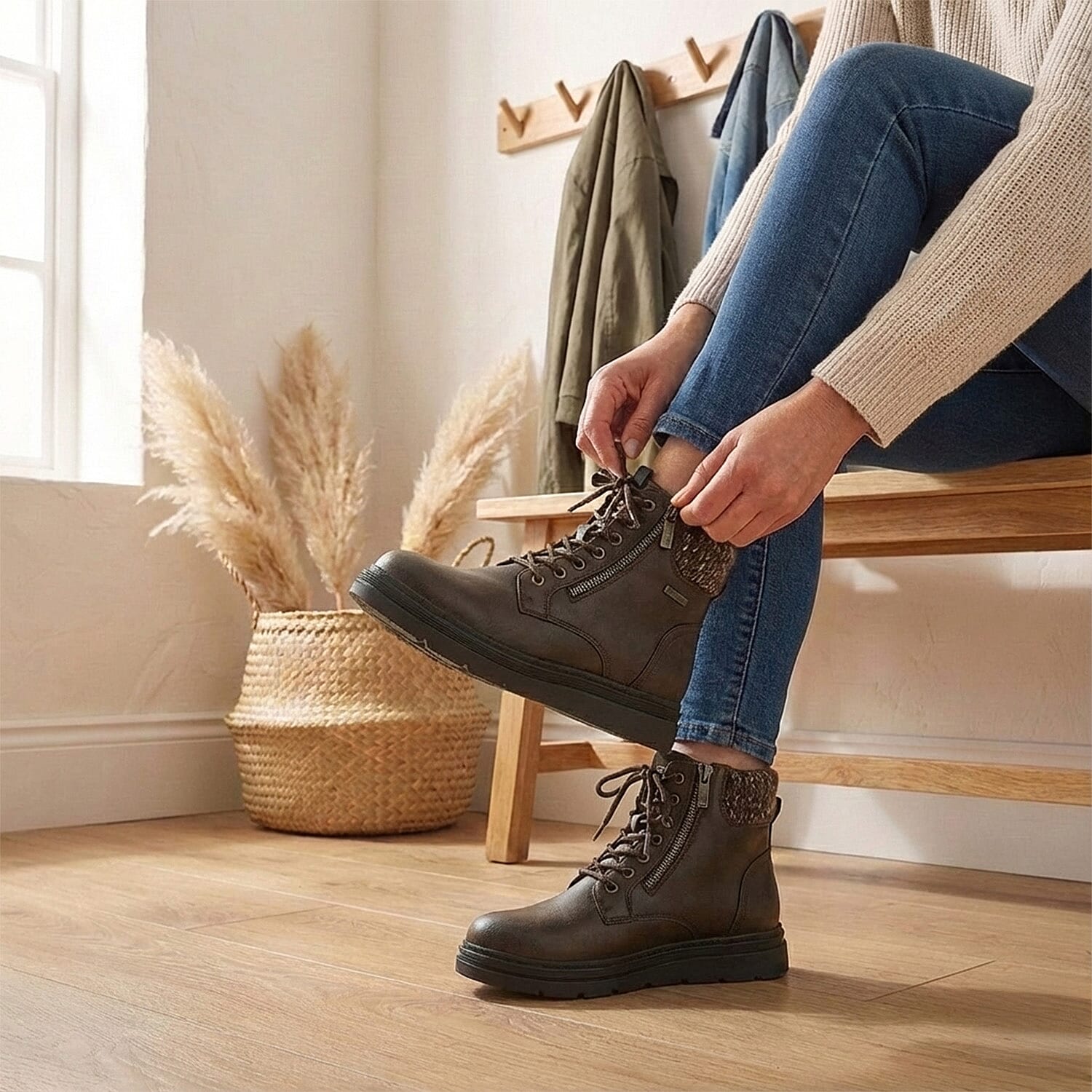 Lotus Saundra Ladies Lace Up Ankle Boots