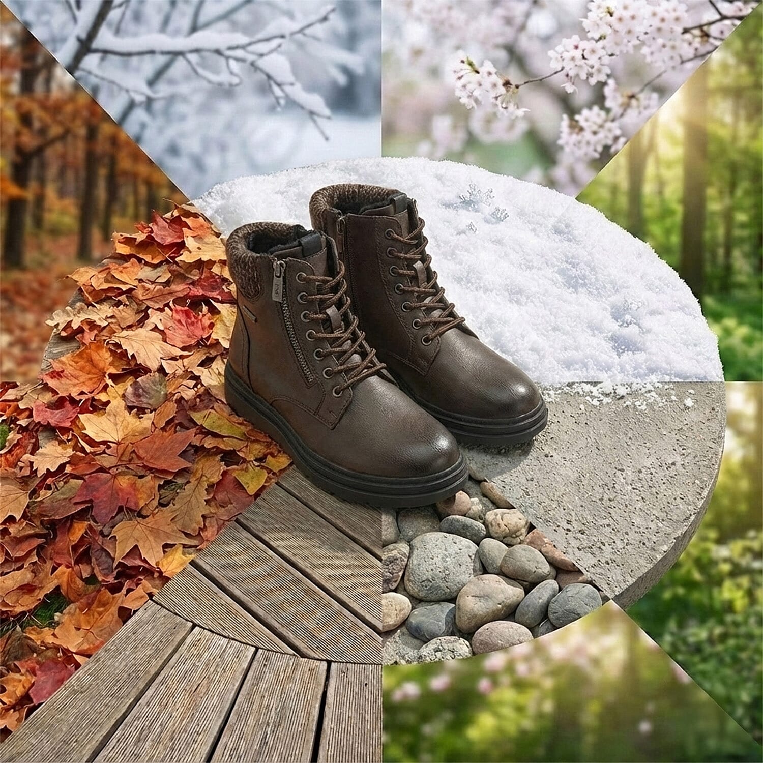 Lotus Saundra Ladies Lace Up Ankle Boots