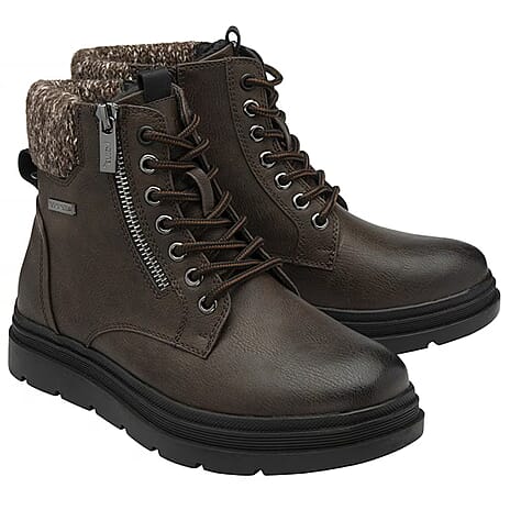 Lotus Saundra Ladies Lace Up Ankle Boots (Size 5) - Brown