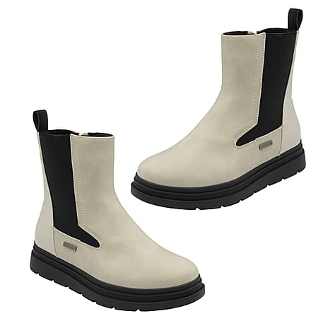 Lotus Monty Ladies Ankle Boot  (Size 7) - Winter White
