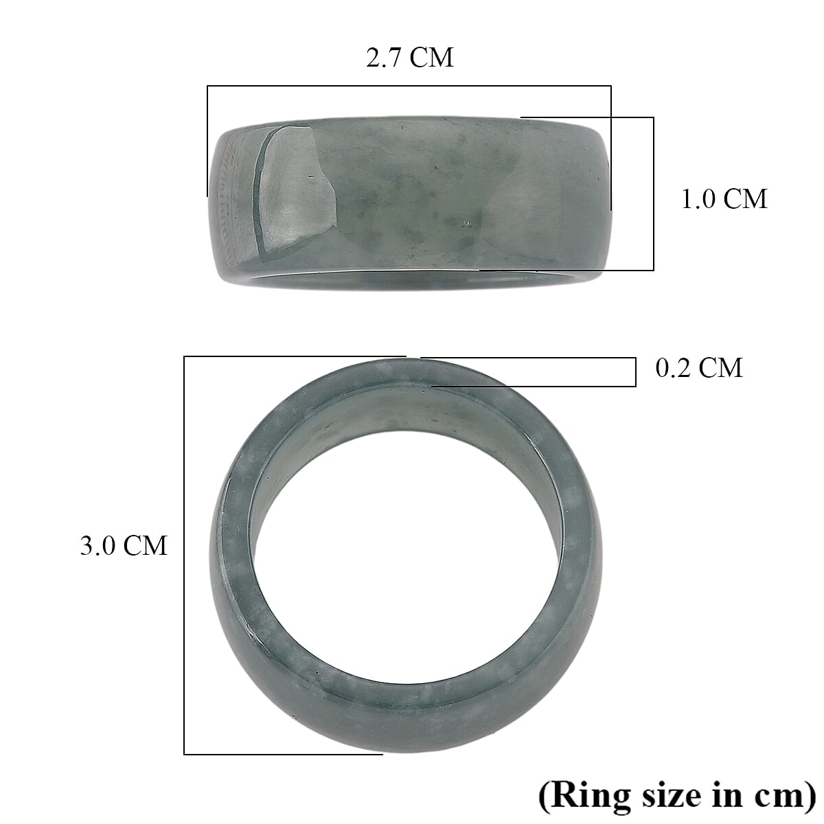 Natural Jade Stone Ring  45.000  Ct.