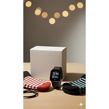 Smart Watch with Happy Socks (3pk) - Multi Colour