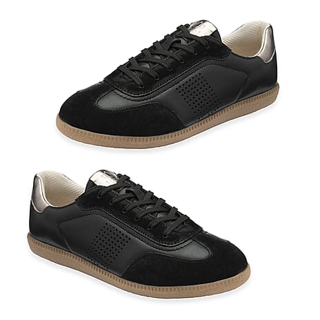 Lotus Frapporta Ladies Leather Trainers (Size 8) - Black