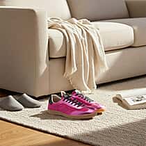 Lotus Frapporta Ladies Leather Trainers (Size 3) - Pink