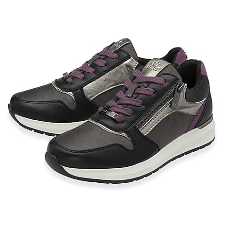 Lotus Venus Ladies Trainers (Size 5) - Black & Purple