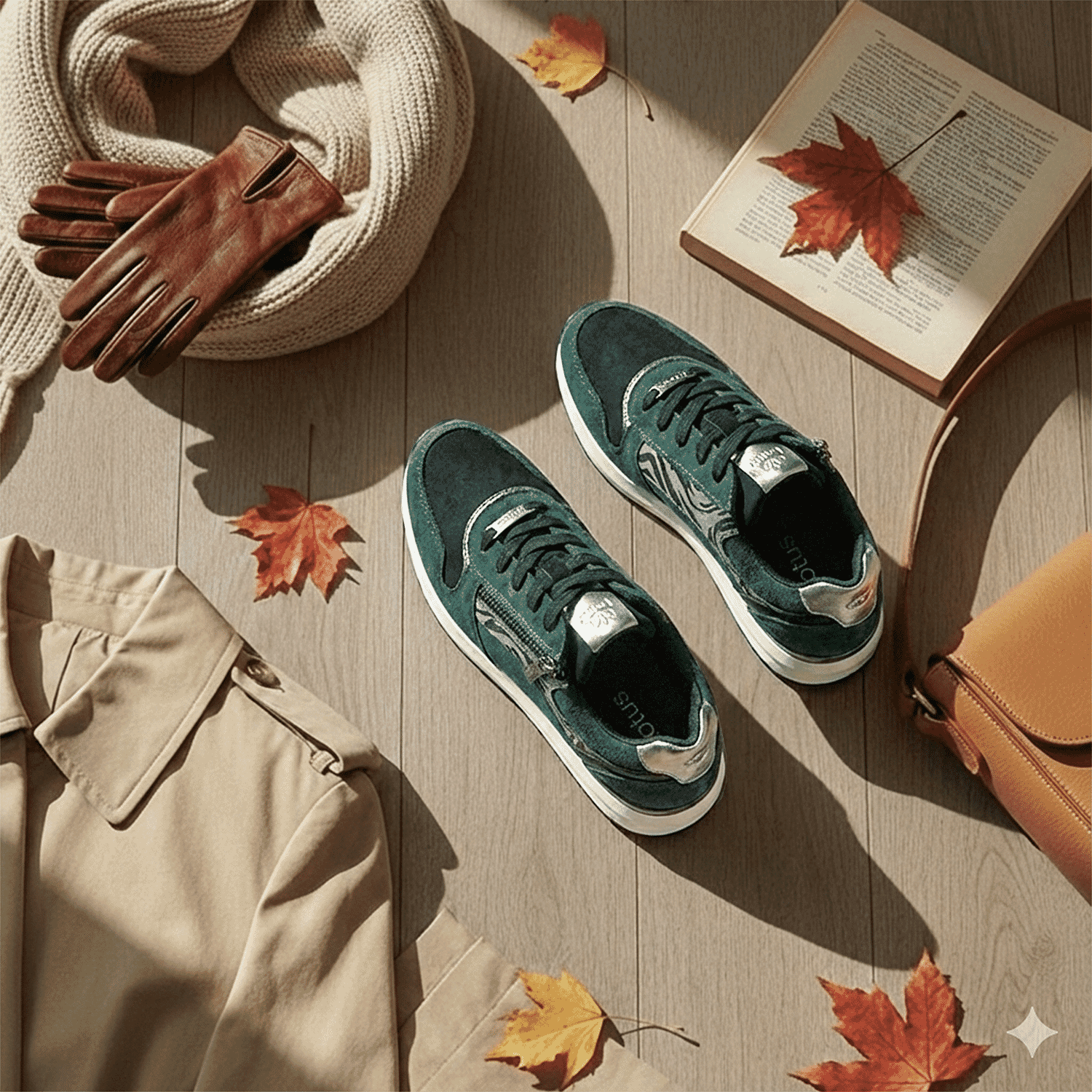 Lotus Venus Ladies Leather Trainers