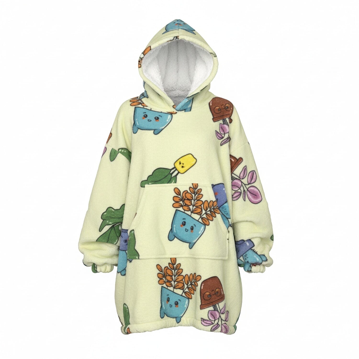Super Soft Blanket Hoodie (One Size) - Green