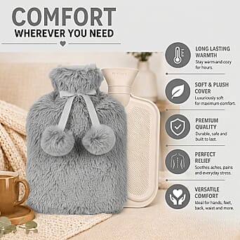 https://tjcuk.sirv.com/Products/83/7/8379249/Topped-Faux-Fur-Hot-Water-Bottle-2L-Grey_8379249_1.jpg?w=342&h=342