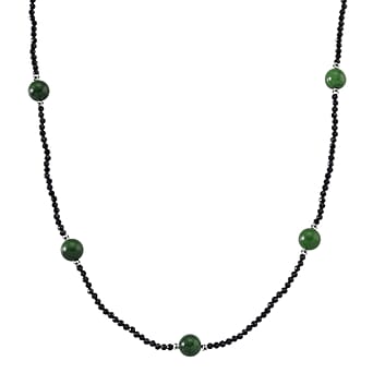 https://tjcuk.sirv.com/Products/83/7/8379403/Black-Spinel-Green-Jade-Beads-Necklace-Pure-White-Stainless-Steel-60-0_8379403.jpg?w=342&h=342