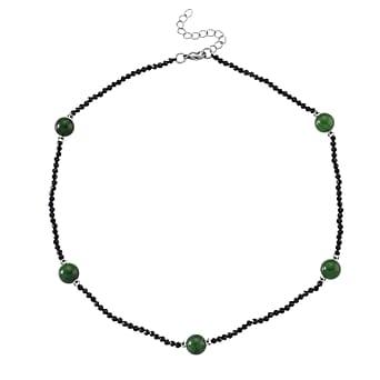 https://tjcuk.sirv.com/Products/83/7/8379403/Black-Spinel-Green-Jade-Beads-Necklace-Pure-White-Stainless-Steel-60-0_8379403_3.jpg?w=342&h=342