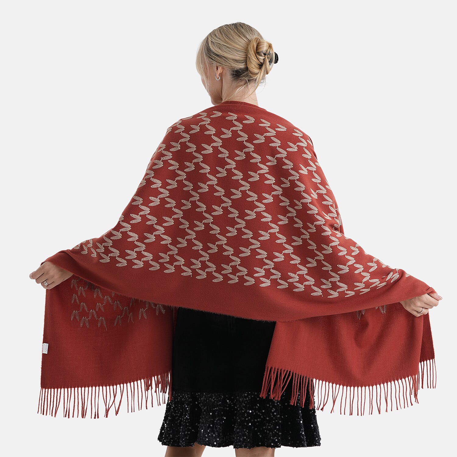 Maisi-Embroidery-Scarf-Size-One-Size-Burgundy