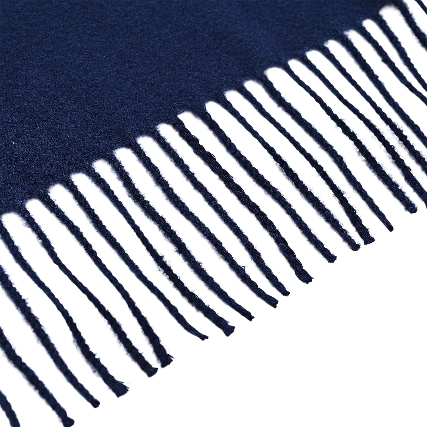 - Maisi Embroidery Scarf (180 x 75 Cm) - Navy