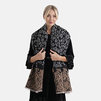 https://tjcuk.sirv.com/Products/83/7/8379470/Maisi-Leopard-Scarf-Size-One-Size-Grey_8379470_1.jpg?w=342&h=342