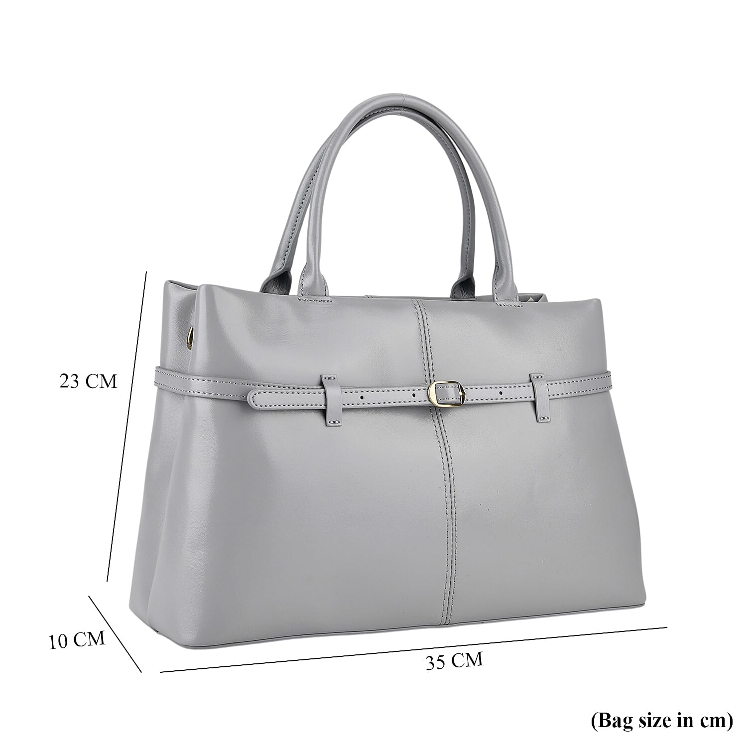 Designer Inspired- 100% Genuine Leather Tote  Bag - Cornflower