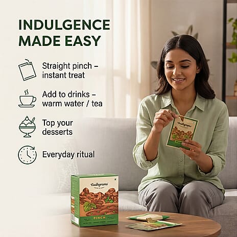 NEW LAUNCH- Gudhgrams PINCH Betel Leaf - Mint Jaggery Powder