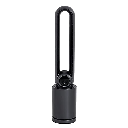 LAST IN STOCK - Bladeless Tower Fan & Air Purifier with HEPA 13 Filter and 12 Wind Speed Settings With Remote Control 28W- Less Than 1p per hour electricity (Size 22x105 cm)