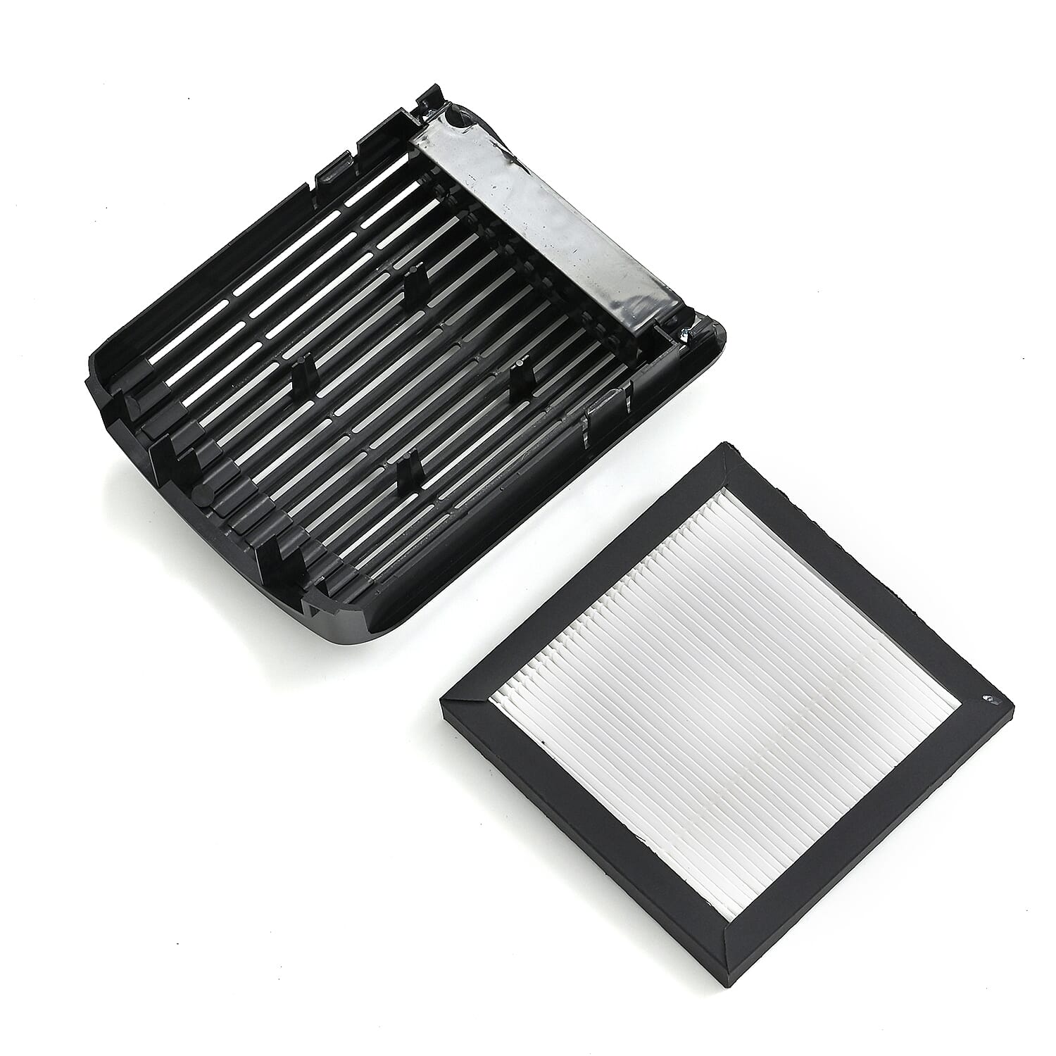 Bladeless Air Purifying Cooling Tower Fan with HEPA 13 Filter (Size 22x105 cm) - Black