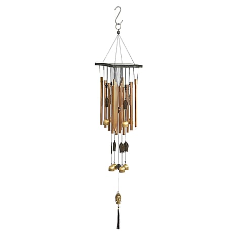 LIVMORE Hanging Wind Chime (84 Cm) - Gold